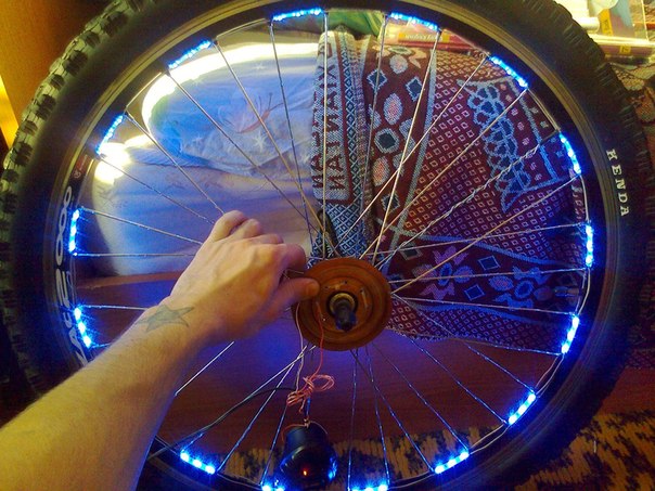 Как сделать подсветку на велосипед своими руками